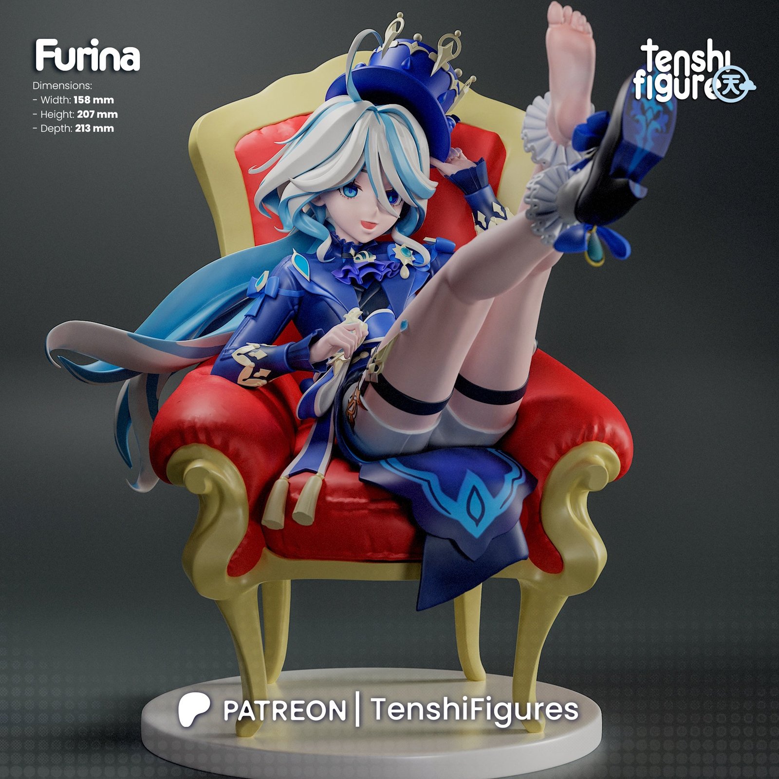 Furina "Ode to Resurrection" Genshin Impact 1/7 Scale Figure