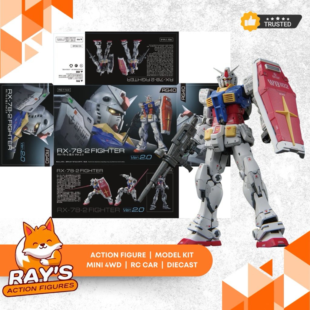 Gundam RG 1/144 RX-78-2 Ver. 2.0 Model Kit